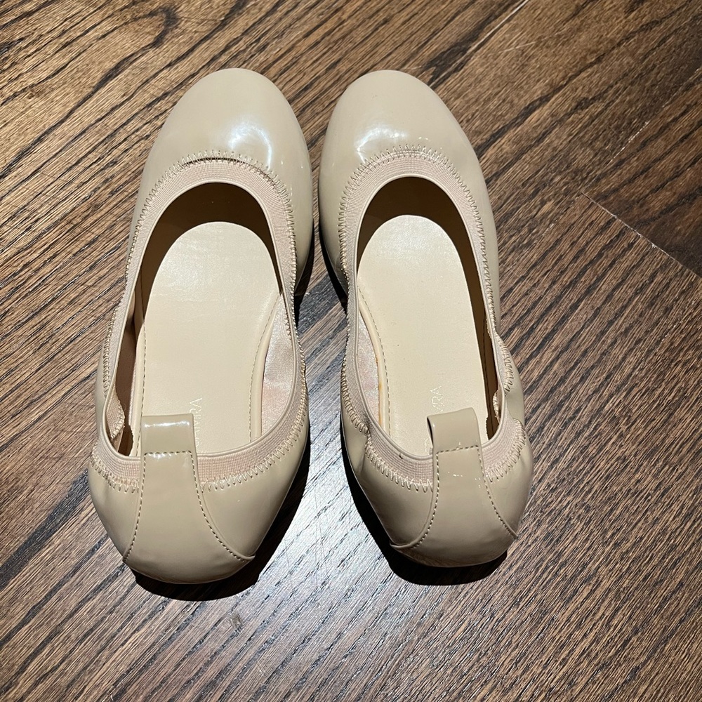 YOSI SAMRA Ballet Flats - Brand New - Blush Faux Patent Leather